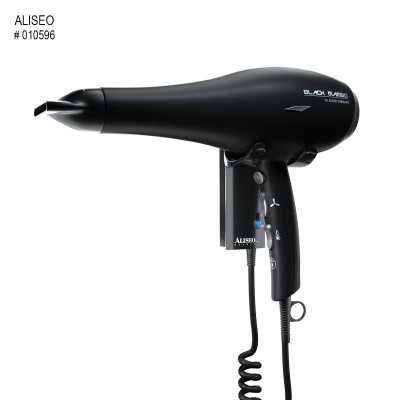 Pistol hair dryer ALISEO BLACK MAMBO 1875 with Hang-up holder, black, with ionizer