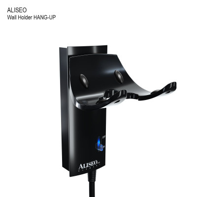 Pistol hair dryer ALISEO BLACK MAMBO 1875 with Hang-up holder, black, with ionizer