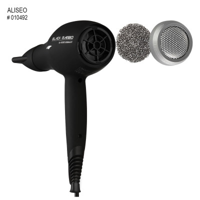Pistol hair dryer ALISEO BLACK MAMBO 1875, black, with ionizer