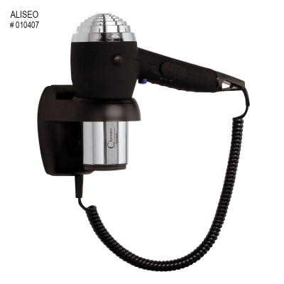 Pistol hair dryer ALISEO CHROMO 1200W, chrome/black