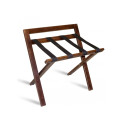 Luggage rack Hotelum CLASSIC PLUS WALNUT with backrest