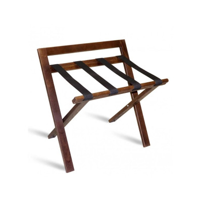 Luggage rack Hotelum CLASSIC PLUS WALNUT with backrest