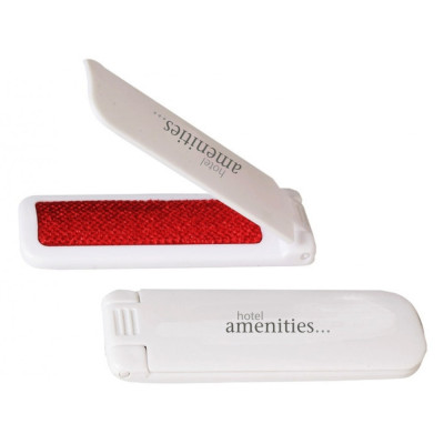 Folding plastic clothes brush, Hotel Amenities