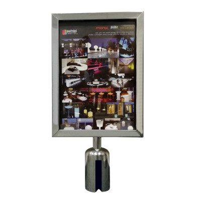 Hotelum A4 information board for the tape barrier