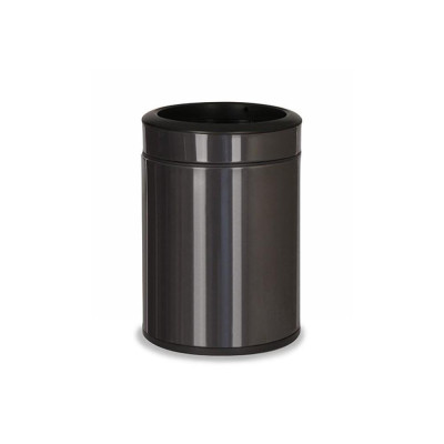 Room basket, double-walled, round, anthracite, 6 l