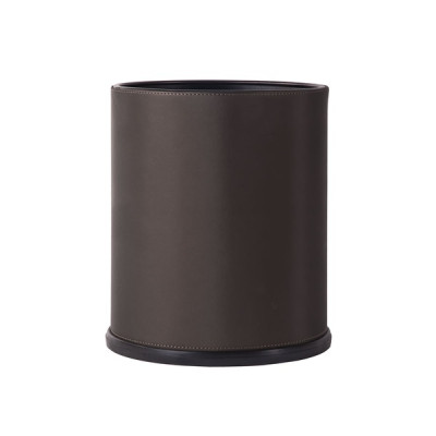 Leather basket 10l The Londoner Tradition, brown-grey