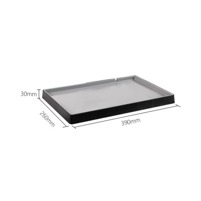 Serving tray Dual, grey-black, 39 x 26 cm