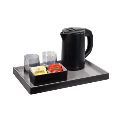 Serving tray Dual, grey-black, 39 x 26 cm
