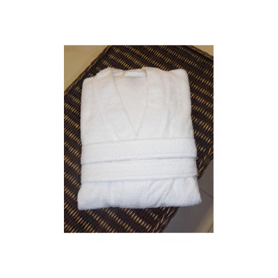 Bathrobe terry kimono YORK, 400 g/m2, size XL, white