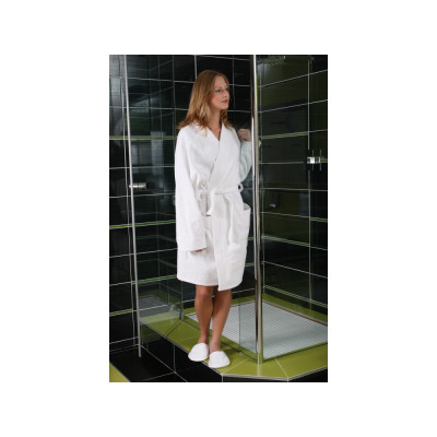 Bathrobe terry kimono YORK, 400 g/m2, size XL, white