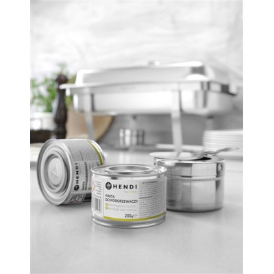 Tin of flammable paste for chafing HENDI, 6 pcs