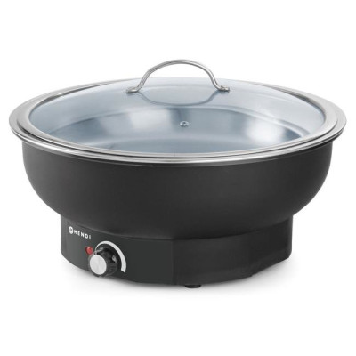 Electric chafing Tesino, HENDI Kitchen Line, 6.8 l, 230V/500W, ø405x(H)248mm