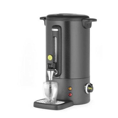 Hot drink heater matte black, HENDI, 9L, 230V/950W, 307x330x(H)450mm