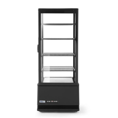 Refrigerated display case, 98 l, Arctic, Black, 230V/210W, 444x397x(H)1100mm