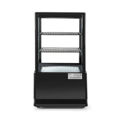 Refrigerated display case, 58 l, Arctic, black, 230V/170W, 444x397x(H)795mm