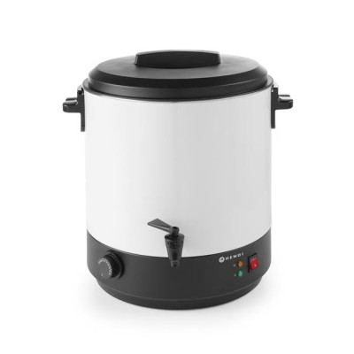 Hot drink heater, HENDI, 25L, 230V/2500W, 447x441x(H)485mm, white