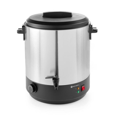 Hot drinks heater, HENDI, 25L, 230V/2500W, 447x441x(H)485mm, silver