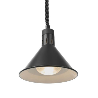 Hanging heating lamp, Ø 275x(h)250 mm, black 