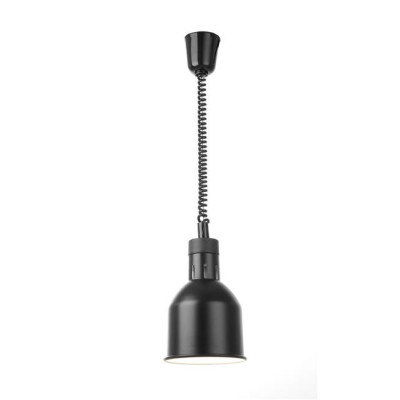 Hanging heating lamp, Ø 175x(h)250 mm, black 