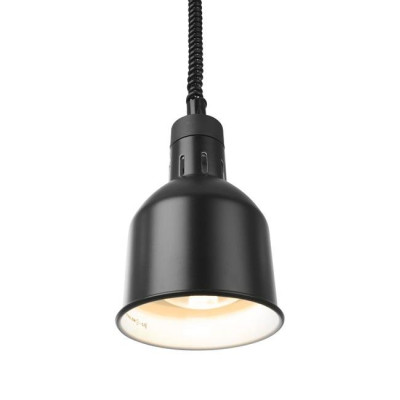 Hanging heating lamp, Ø 175x(h)250 mm, black 