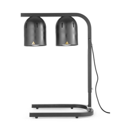 Lamp for heating food, black