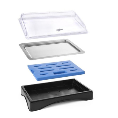 Cooling insert for display case GN 1/1