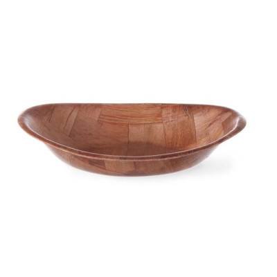 Oval wooden basket 200x140 mm 
