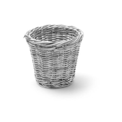Pastry basket, grey, 130x110 mm