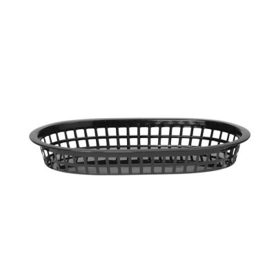 Pastry basket oval, HENDI, Black, 6 pcs, 275x175x(h)38mm