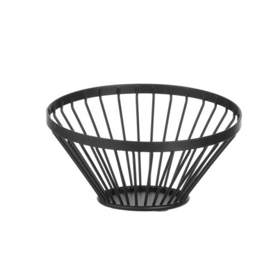 Fruit basket ø150x(H)80 mm, black 