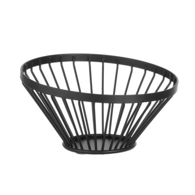 Fruit basket ø150x(H)80 mm, black 