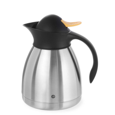 Thermo serving kettle, HENDI, 1L, ø145x(H)205mm, yellow button