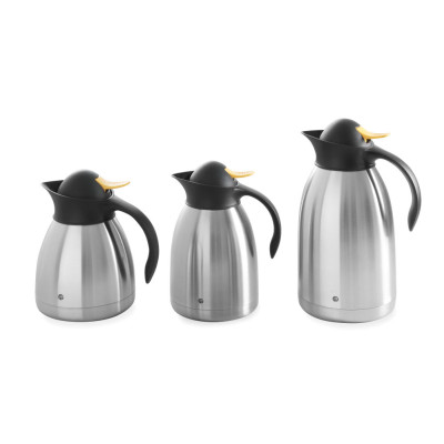 Thermo serving kettle, HENDI, 1L, ø145x(H)205mm, yellow button