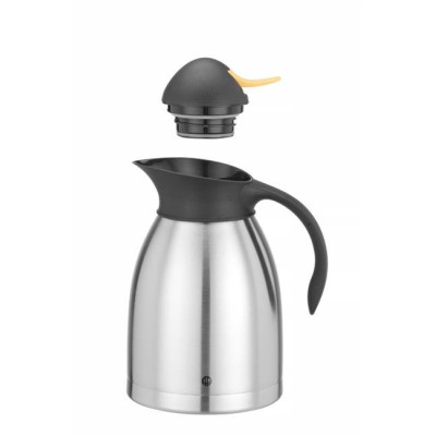 Thermo serving kettle, HENDI, 1.5L, ø145x(H)230mm, yellow button