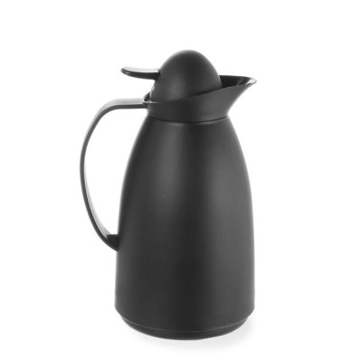 Thermo serving kettle with glass interior, HENDI, 1L, Black, ø140x(H)268mm