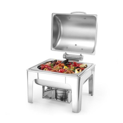 Chafing GN 1/2 gloss, HENDI Profi Line, 4 l, 365x345x(H)345mm