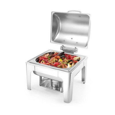 Chafing GN 1/2 gloss, HENDI Profi Line, 4 l, 365x345x(H)345mm