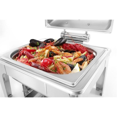 Chafing GN 1/2 gloss, HENDI Profi Line, 4 l, 365x345x(H)345mm