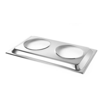 Attachment for 2 bain-marie containers, HENDI, GN 1/1, 530x325x(H)30mm