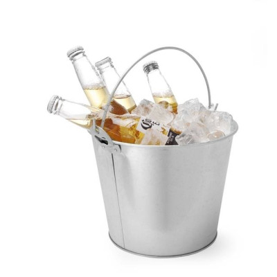 Cooling container with side bottle opener 