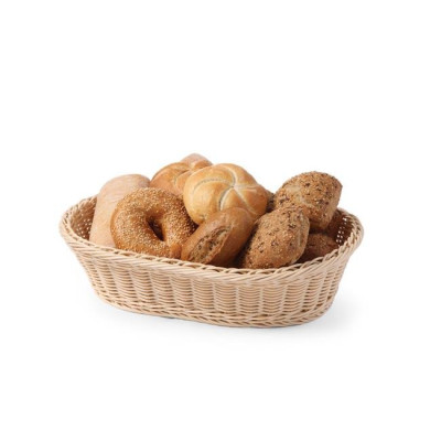 Oval pastry basket made of polyurethane (reinforced) 380x270x90 mm 