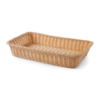 Rectangular pastry basket made of polyurethane (reinforced) 530x320x(h.)90 mm