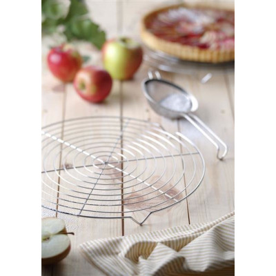 Stainless steel cake stand, HENDI, ø320x(h)20mm