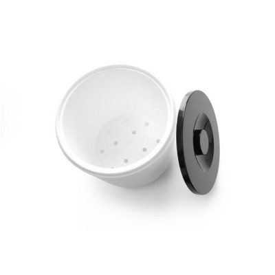 White double-walled ice container, 5l