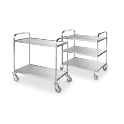 Serving trolley with two shelves 910x590x950 mm 