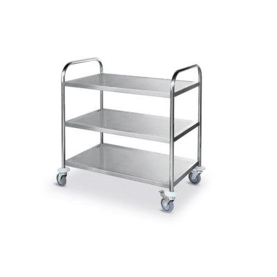Three-shelf serving trolley 910x590x950 mm 
