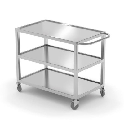 Heavy duty serving trolley - 800x500x(H)850 mm