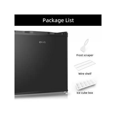 Compressor minibar CHIQ CSD31D4E, black-grey, 31 l