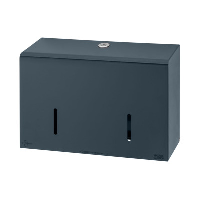 Toilet paper dispenser GRAH7T for two rolls, graphite