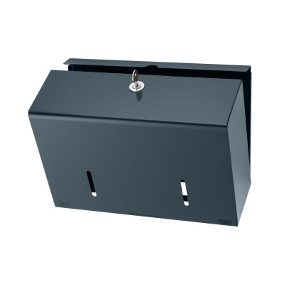 Toilet paper dispenser GRAH7T for two rolls, graphite